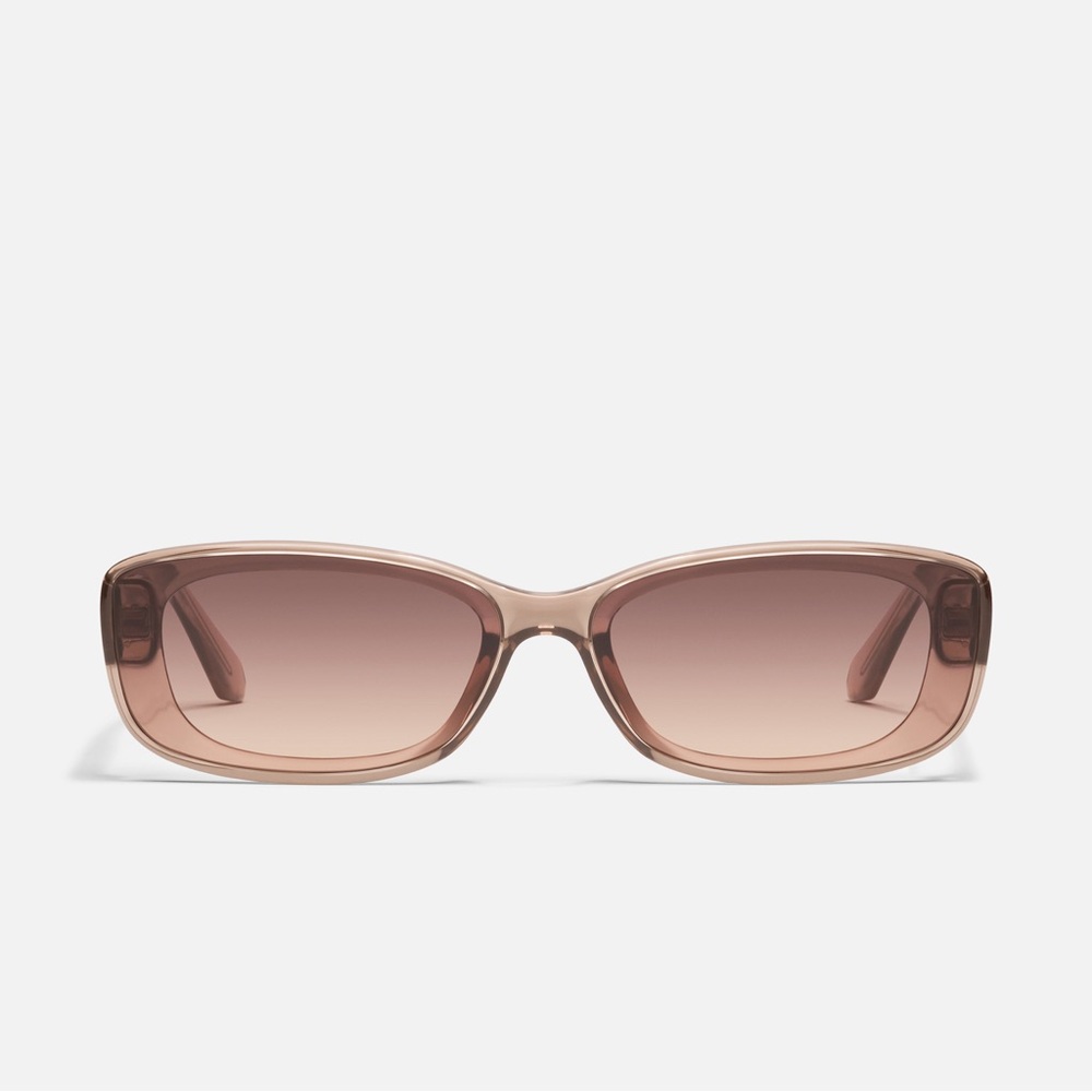 Quay Australia Tan Rectangular Sunglasses - image 1